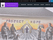 Tablet Screenshot of projecthopeonline.org